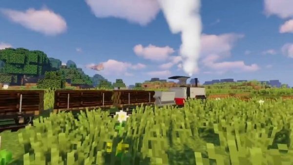 Minecraft Railfanning: Traincraft Railcraft Immersive Railroading [1.7.10 & 1.12.2] - Fast and Slow