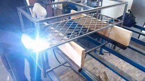 Банкетка-обувница из профильной трубы!... Это просто и быстро (классика)