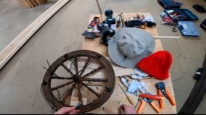 Люстра из прялки