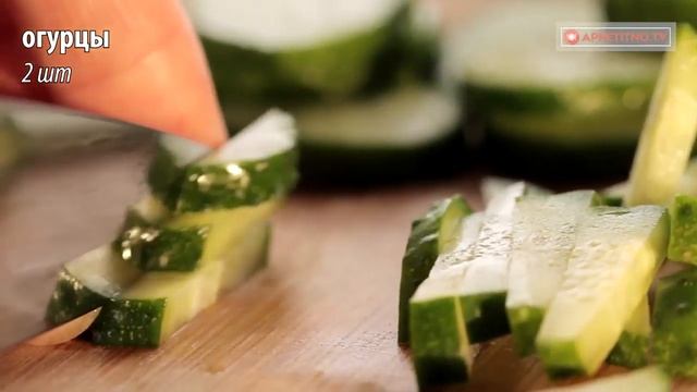 Салат из капусты и огурцов два простых, быстрых и безумно вкусных салата! Appetitno TV 720p смотреть онлайн