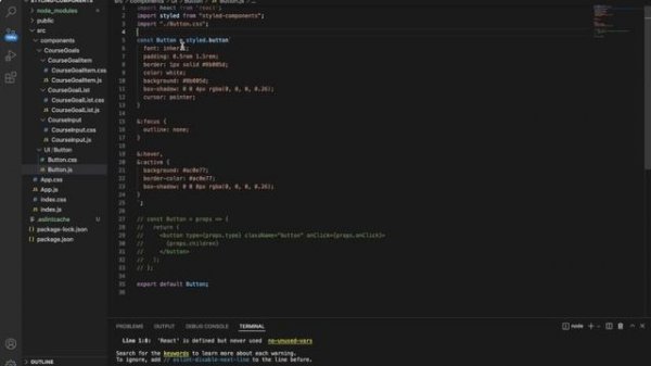 Styling React Component, Styled-components, CSS modules - React JS