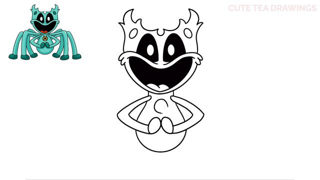 How To Draw Snidey Spidey from Poppy Playtime | Fanmade Smiling Critters | Easy Drawing Tutorial смотреть онлайн
