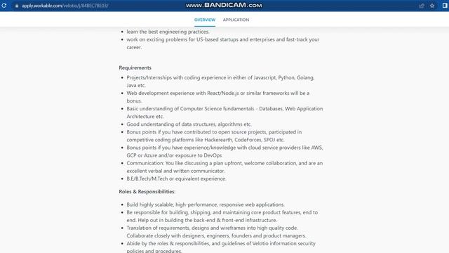 Velotio technologies is hiring 2023/22/21/20/19/18 batch | No % Criteria | No Coding Round смотреть онлайн
