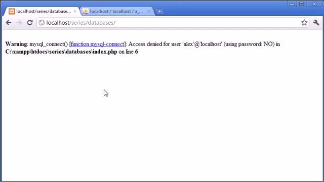 Beginner PHP Tutorial 113 Connecting to a Server and Database Part 1 смотреть онлайн