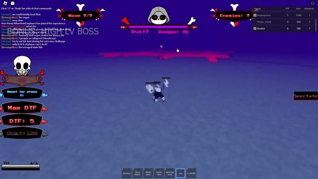 (SANS FUNNY BOSS RUSH: REVAMP) NIGHTMARE SANS Boss Revamp (ALL PHASES DEFEATED) смотреть онлайн