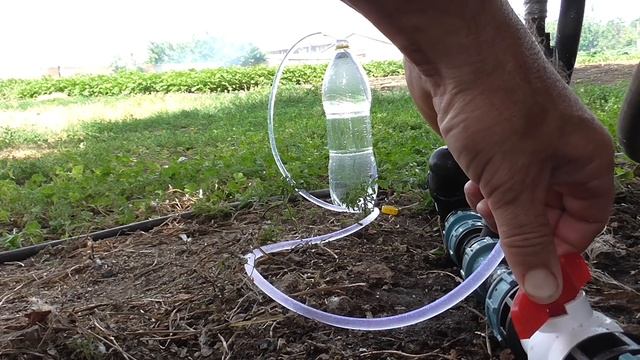 Подкормка картофеля через капельную ленту с помощью инжектора Вентури! смотреть онлайн