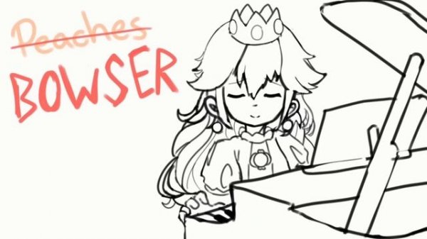 Peaches but Princess Peach sings it