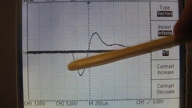 How to test Rochelle salt piezoelectric crystals voltage oscilloscope смотреть онлайн