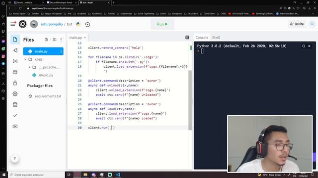 CRIE SEU PRÓPRIO BOT DE MÚSICA PARA DISCORD (COMO CRIAR) смотреть онлайн