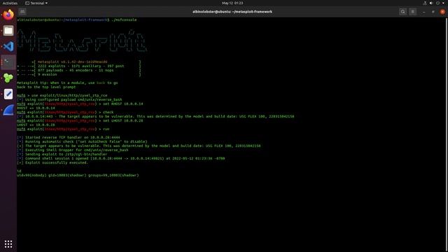 Zyxel Firewall Unauthenticated Command Inject (CVE-2022-30525) Metasploit Module смотреть онлайн