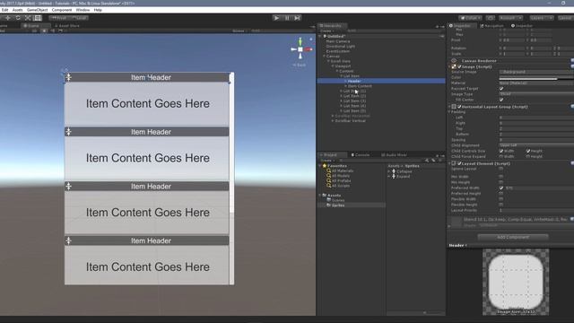 Expandable Scroll View - Unity UI смотреть онлайн