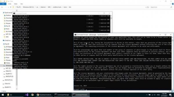 How to install Android SDK without android studio installation