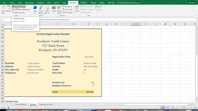 Excel Module 7 Part 9 Macro 1 - 480p смотреть онлайн