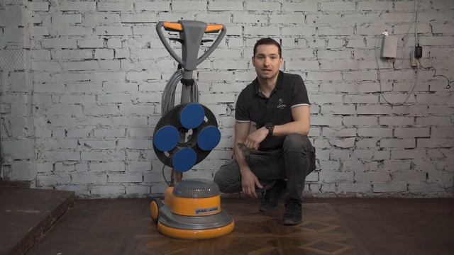 Шлифовка паркета. Обзор шлифовальной машины для паркета. Однодисковая шлифовальная машина. смотреть онлайн