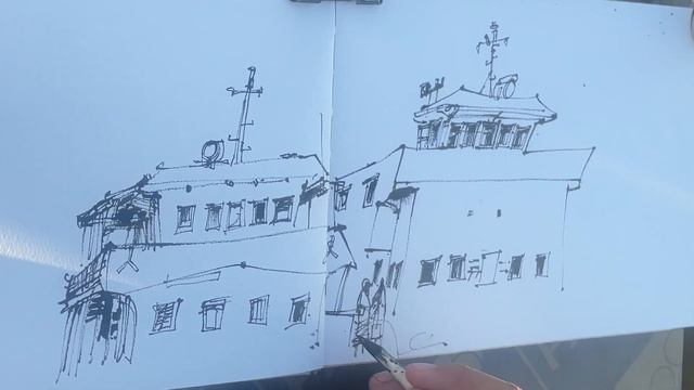 Z-Class Ship | Travel Sketching Ship | Urban Sketch смотреть онлайн