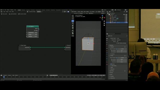 Finding patterns, rhythms in geometry & shader nodes. смотреть онлайн