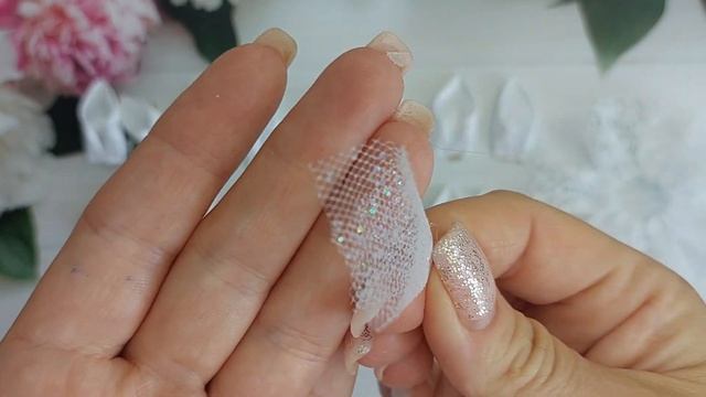 Шикарный Бант??цветок из атласной ленты 2,5 см/Satin ribbon flower bow 2.5 ?? смотреть онлайн