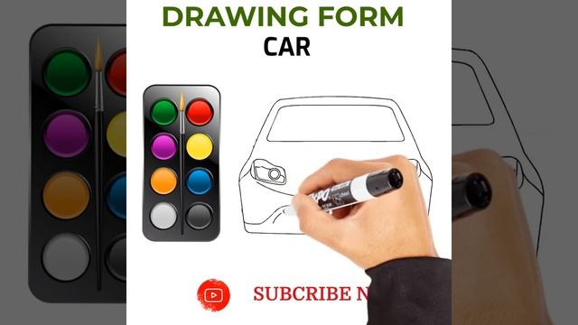 Car Easy Drawing 2021 | 1 Minutes Drawing Complete | For Kids | #drawaing
