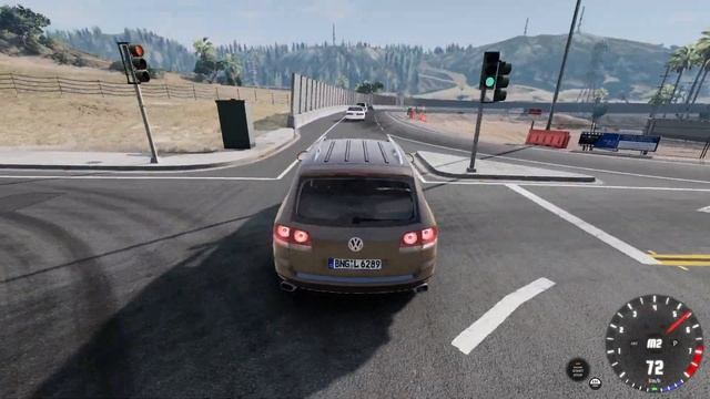 Volkswagen Touareg (2008) in BeamNG #474 смотреть онлайн
