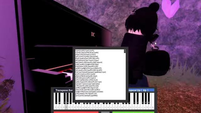 Gymnopédie No.1 on Roblox Piano смотреть онлайн