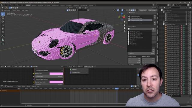 How to make Lego assembly animation in Blender! AssemblMe // Paid Blender Add-On смотреть онлайн