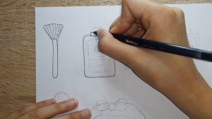 РИСУЕМ КОСМЕТИКУ ДЛЯ БУМАЖНОЙ УТОЧКИ ЛАЛАФАНФАН//ПОЭТАПНЫЙ ТУТОРИАЛ?//#лалафанфан #бумажнаякосметик