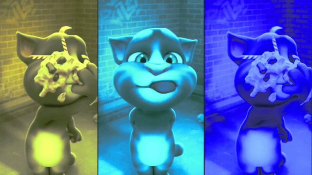 funny tom vs tom vs blue tom cat cartoon birthday vishes cuting cake смотреть онлайн
