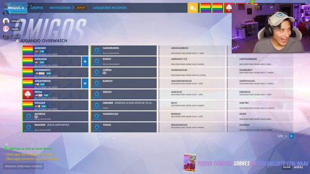 El colon de Puvlo y Nuvia empatizan jugando Overwatch 😳🥺 смотреть онлайн