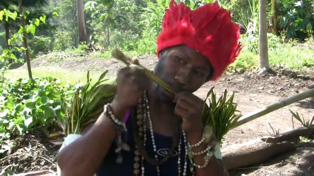 Playing "Tapalle" the Simbu Traditional bamboo jaw harp смотреть онлайн