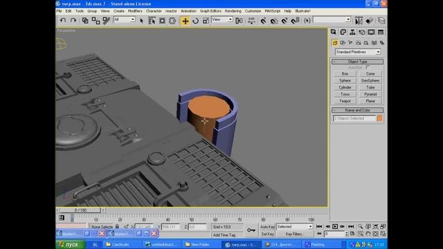 Speed Modeling Tiger Tank in 3ds max смотреть онлайн