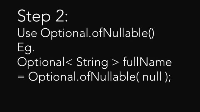 How to use Optional in Java 8? смотреть онлайн