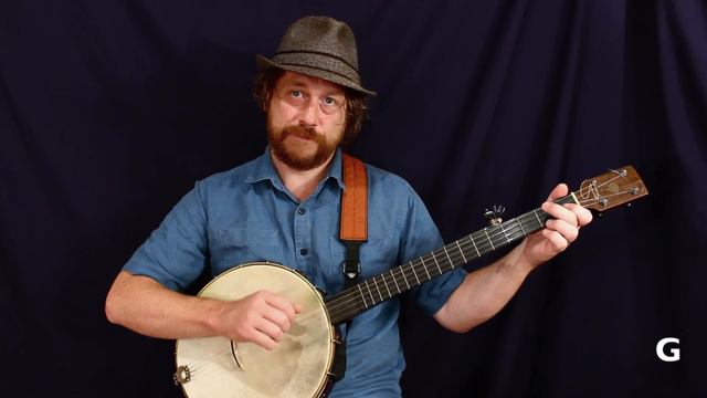 Beginner Clawhammer Banjo Crash Course - Goin' Down the Road Feeling Bad смотреть онлайн