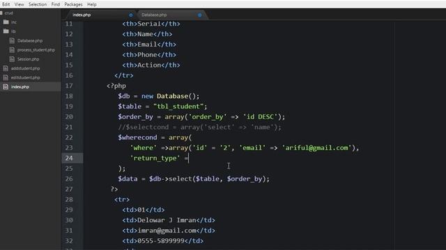 PHP OOP & PDO Dynamic CRUD (Lang Bengali): Part-07 смотреть онлайн