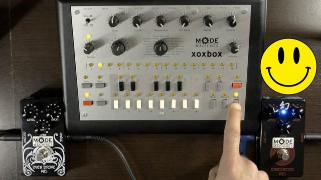 ModeMachines x0xb0x MKIII + Distortion & Overdrive = ACID смотреть онлайн