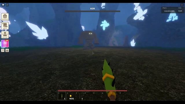 How to Beat the Diamond Boss, Kor in Roblox Islands смотреть онлайн