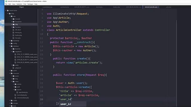Laravel 5.4 tutorials: Storing data into two tables and use of database transaction смотреть онлайн