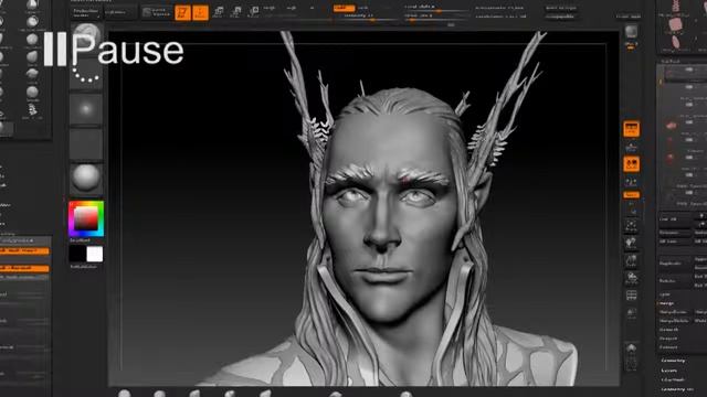 Иллюстрация в Zbrush #4 смотреть онлайн