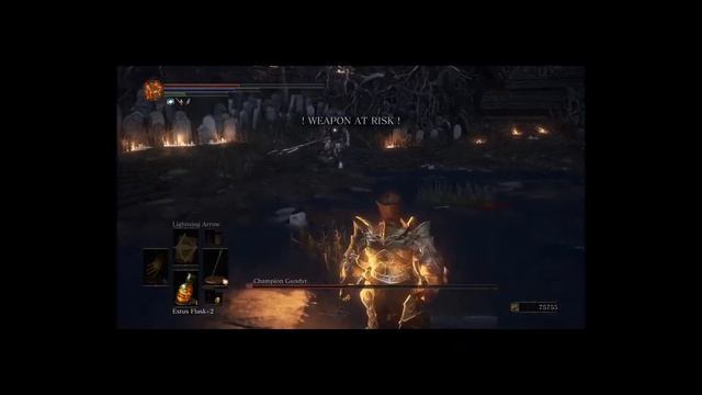 King(Quarterstaff) vs Champion. BEST WEAPON IN CINDERS??!!! смотреть онлайн