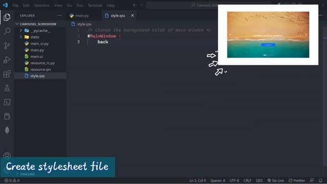 PyQt5 Programs | Carousel Slideshow example of application смотреть онлайн