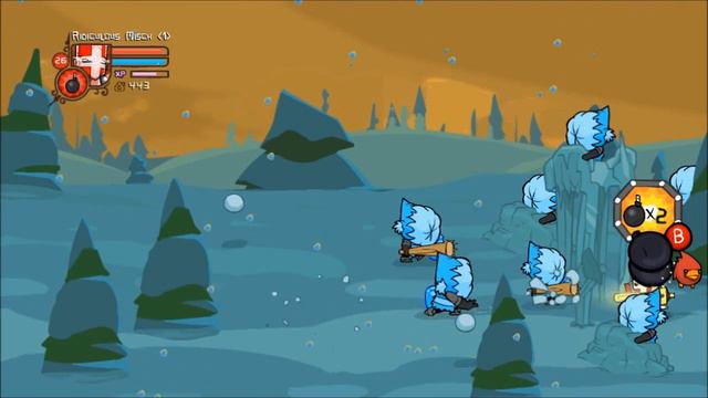Castle Crashers Epicness Part 22 w/ Mischief As The Red Knight - Ice People смотреть онлайн
