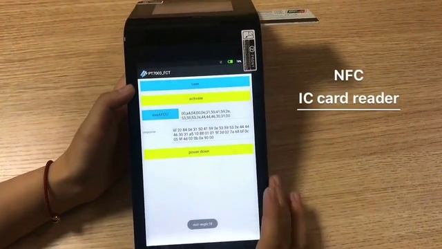 Handheld Wireless Barcode Scanner Android Touch POS Terminal with WiFi 4G Built in Printer Camera P смотреть онлайн