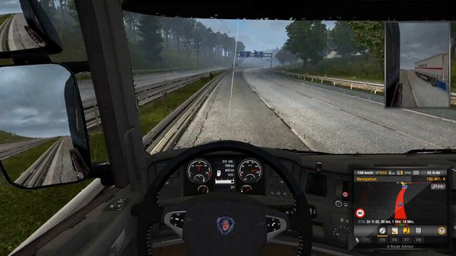 ETS2 - Scania R730 V8 - Logitech G27 смотреть онлайн