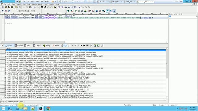 Name Search Algorithm deployment demo on Oracle DB смотреть онлайн