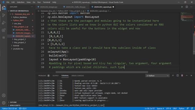 Part 4 - Python KIVY Layout Buttons смотреть онлайн