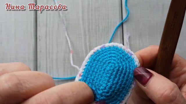 Как связать туфельки для куклы. Вяжу на Мари. смотреть онлайн