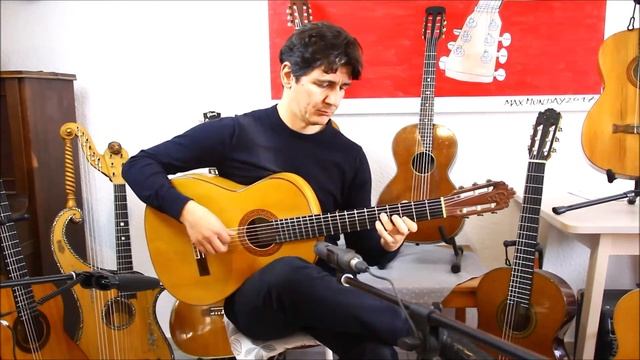 Jeronimo Pena 1966 flamenco guitar смотреть онлайн