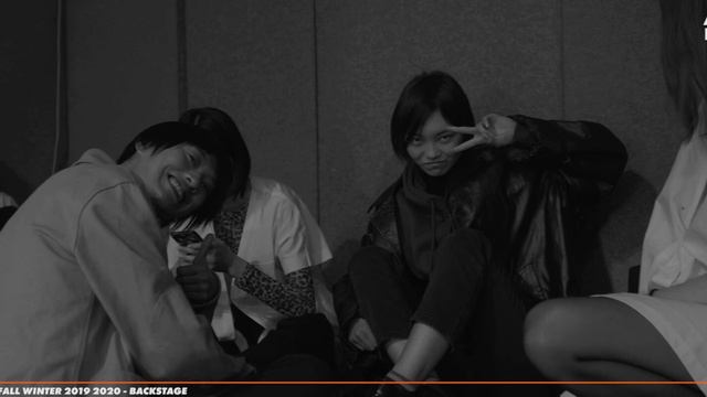 Beautiful Fashion Models Backstage At The Milan Fashion Week Fall Winter 2019 2020