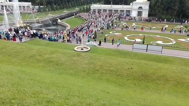 Открытие Фонтанов Петергофа. Санкт Петербург. Фонтаны. Памятники. Достопримечательности. Дворцы. смотреть онлайн