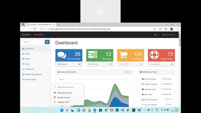 PART1-How to integrate bootstrap template in your MVC Project Step by Step in Details. смотреть онлайн