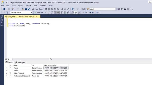Spatial Queries SQL Server - Queries About Locations - Entity Framework Core 3.1 смотреть онлайн